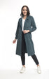 Cord Solids Trench Coat in Navy