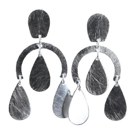 MW Silver Wash earrings C103