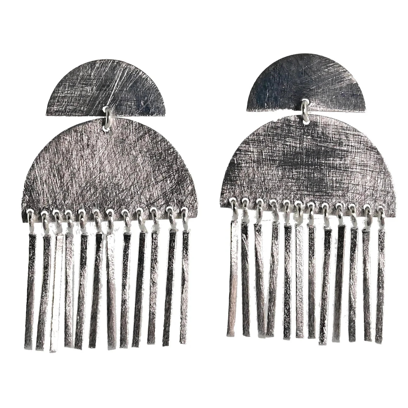 MW Silver Wash earrings C69