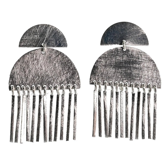 MW Silver Wash earrings C69