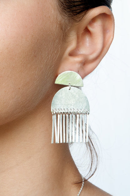 MW Silver Wash earrings C69