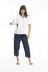 Linen Pant in Navy