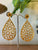 MW Gold Jali Swing Earrings B151