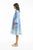 Heidi Blue Layered Dress with Frill Sleeve PRE ORDER