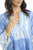 Heidi Blue Layered Dress with Frill Sleeve PRE ORDER