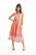 Heidi Coral Sleeveless Boho Dress