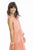 Heidi Coral Sleeveless Boho Dress