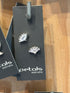 Petals Cubic Zirconia  Mini Fan Stud