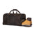 Milan Leather Overnight Bag - Rugged Leather - Brown