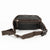 Echuca Leather Bum Bag - Dark Brown