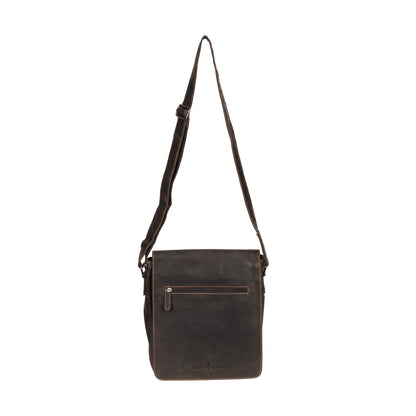 Lorne Leather Shoulder Bag - Brown