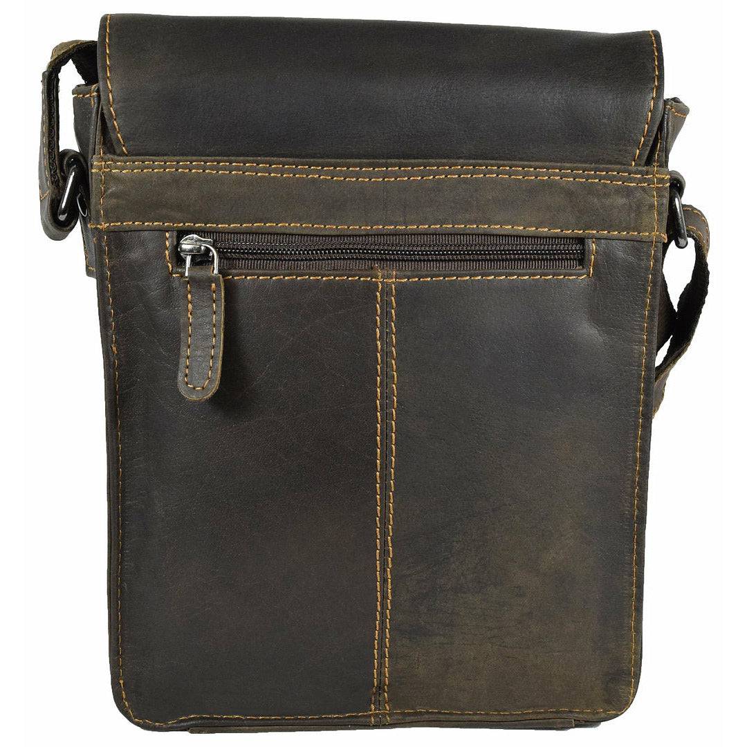 Hobart Leather Shoulder Bag - Brown