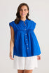 Clementine Top in Sapphire