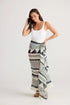 Stella Sarong Scarf in Tribal Black