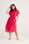 Vea Shirt Dress in Raspberry Gauze