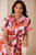 Rossellini Short Sleeve Dress Azalea