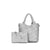 Amali Pewter 2 Piece Handbag Set