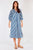 Sakanto Kaftan Blue Stripe