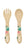 Sassi Silicone Cutlery Set - Gnawy the Sloth