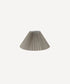 Pleated Linen Shade 26cm Taupe