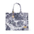 Ally Book Tote White Lotus