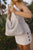 Raquel White 2 Piece Woven Shoulder Bag