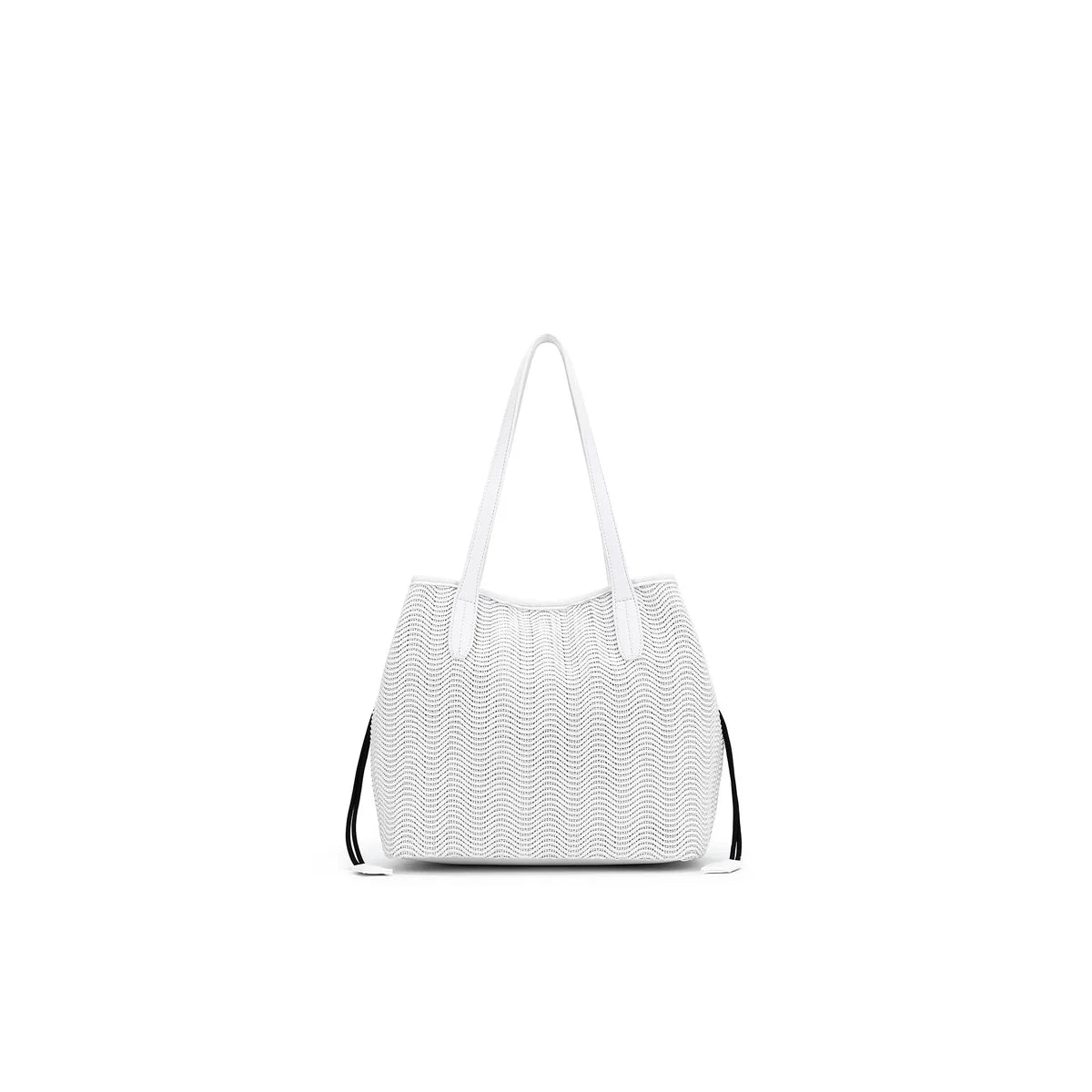 Pippa White 2 Piece Handbag Set