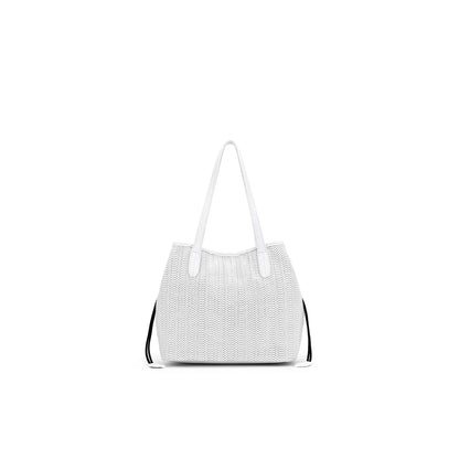 Pippa White 2 Piece Handbag Set