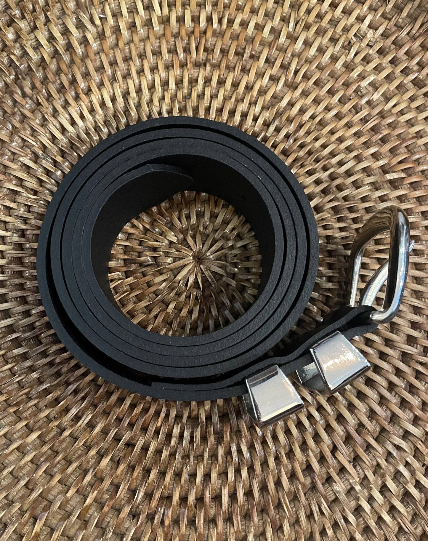 Johnny Leather Belt Brown with Silver Buckle