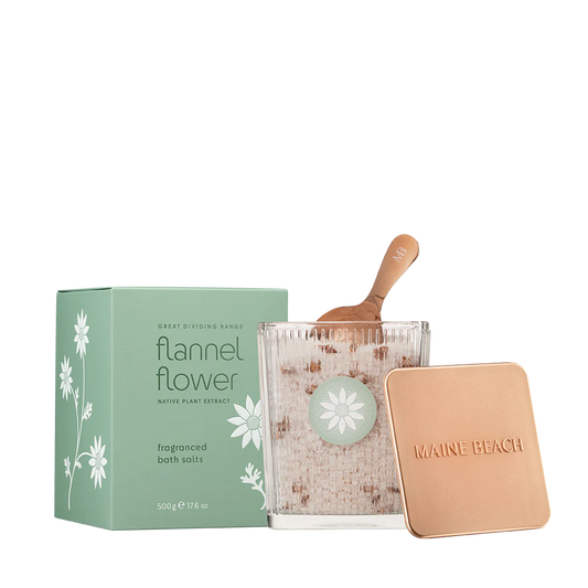 Flannel flower Bath Salts 500g - Display jar