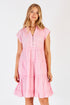 Arielle Tiered Dress Pink