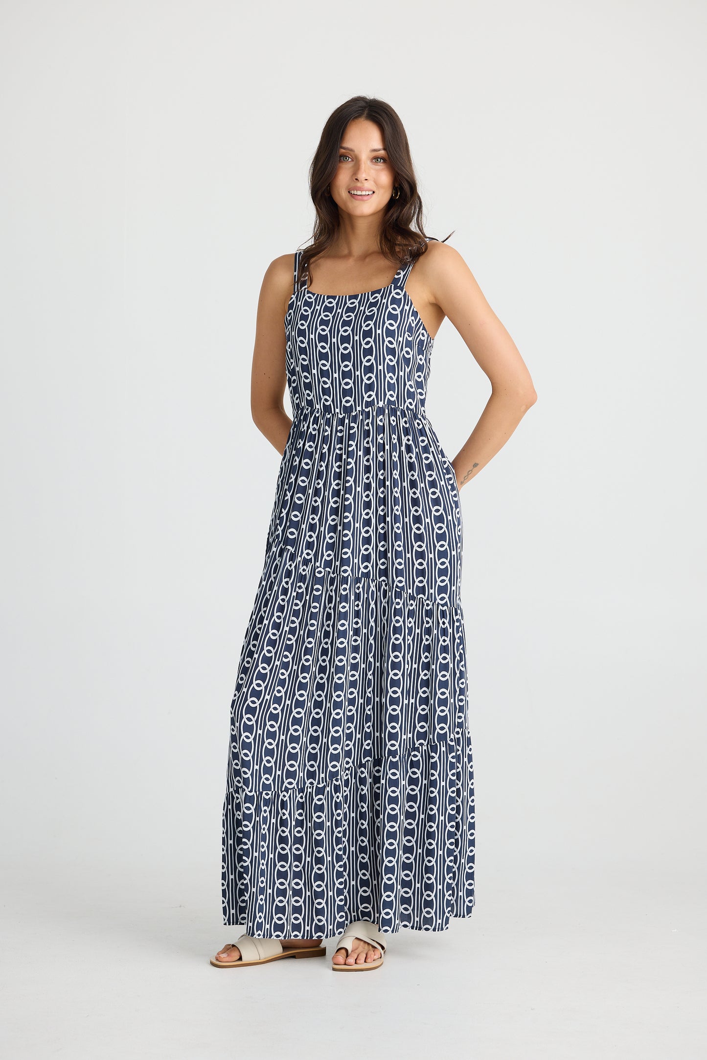 Willow Dress Navy Links