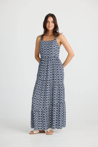Willow Dress Navy Links