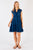 Gwen Tiered Dress Navy