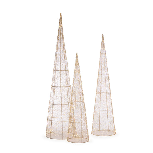 Illuminated Cone Trees (Various sizes)