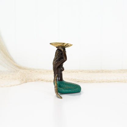 Mermaid Seated (S) Green Tail