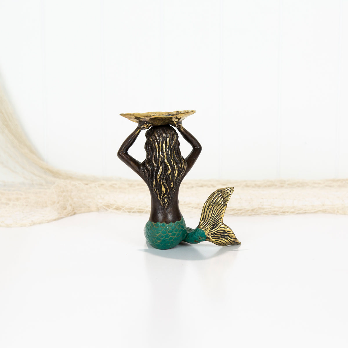 Mermaid Seated (S) Green Tail