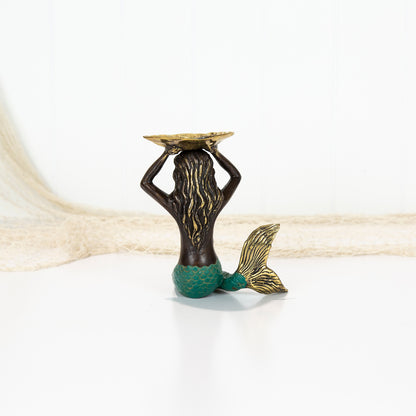 Mermaid Seated (S) Green Tail