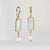 MW Euro Gold Gemstone Earrings A222