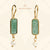 MW Euro Gold Gemstone Earrings A222