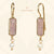 MW Gold Gemstone Earrings A222