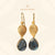 MW Gold Gemstone Earrings A197a