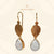 MW Gold Gemstone Earrings A197a