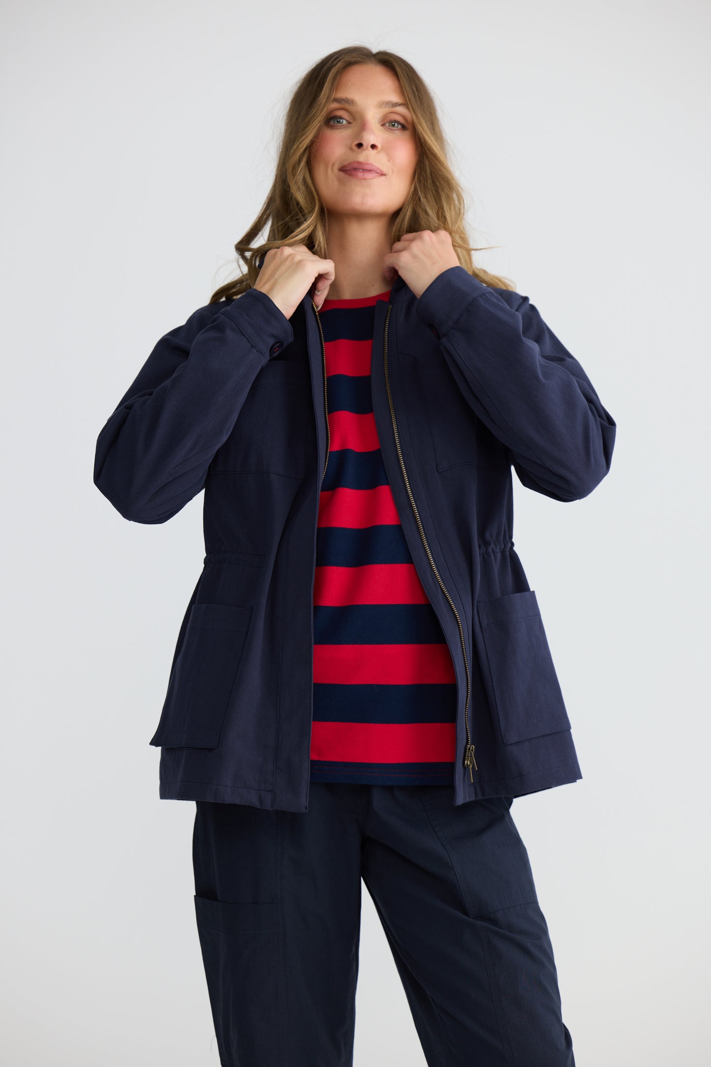 Sabbia Jacket in Navy