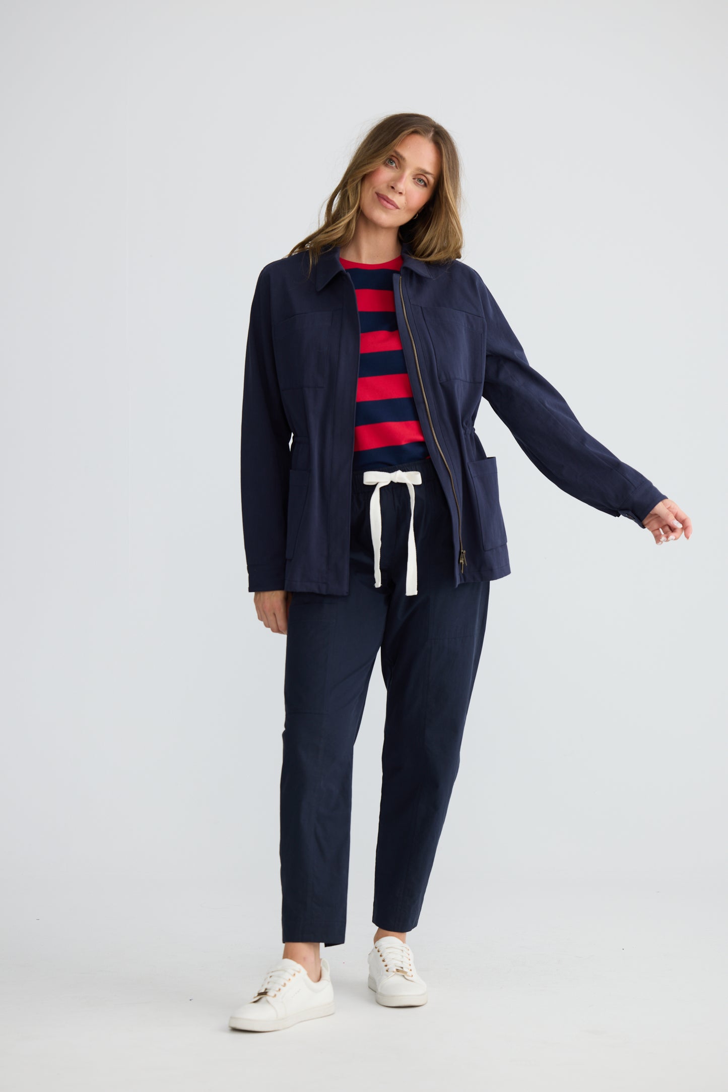 Sabbia Jacket in Navy