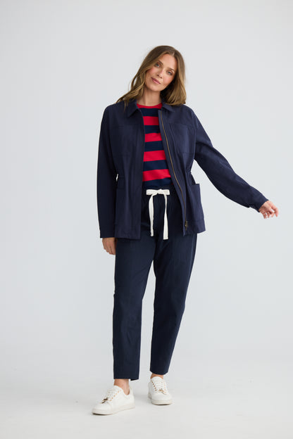 Sabbia Jacket in Navy