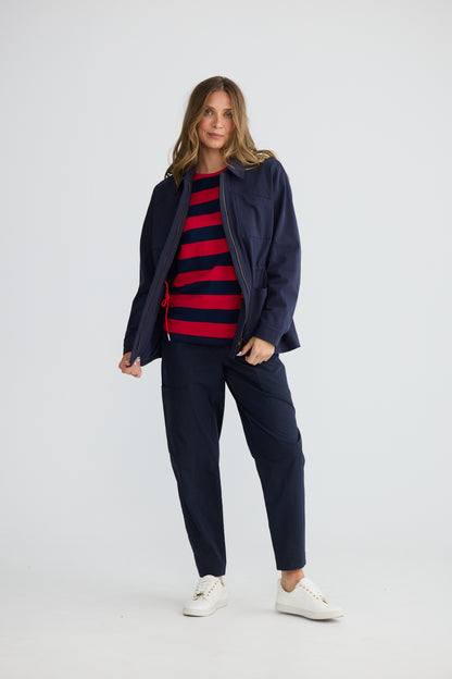Sabbia Jacket in Navy