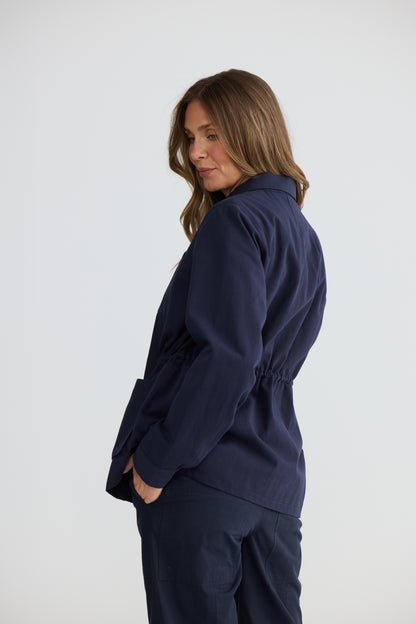 Sabbia Jacket in Navy