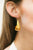 MW Gold Drop Hoop Earrings B29