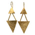 MW Gold Geometrical Hook Earrings B237